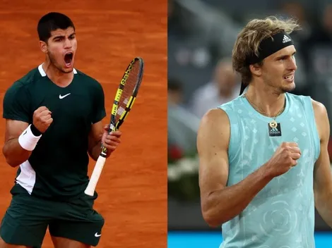 ¿Cómo ver EN VIVO y ONLINE a Alcaraz vs Zverev por la final del Masters 1000 de Madrid?