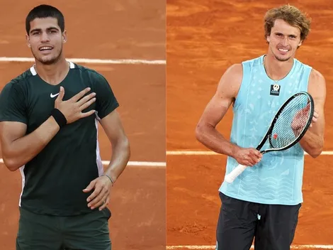 Alcaraz vs Zverev: Dónde ver EN VIVO la final M1000 de Madrid