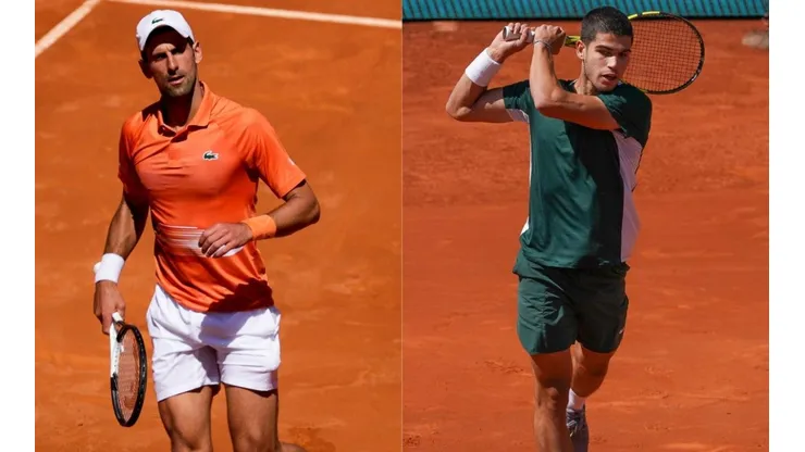 Novak Djokovic y Carlos Alcaraz van por la clasificación a la final del Masters 1000 de Madrid
