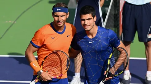 Rafael Nadal y Carlos Alcaraz juegan por los cuartos de final del Masters 1000 de Madrid