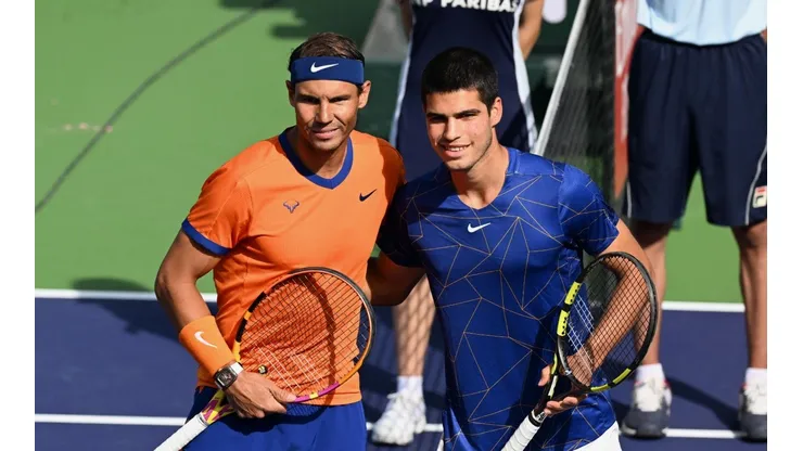 Rafael Nadal y Carlos Alcaraz juegan por los cuartos de final del Masters 1000 de Madrid