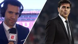 Pablo Bari solo tuvo elogios para Gustavo Quinteros