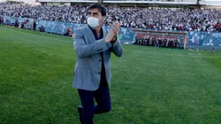Quinteros se encariño con el club y los hinchas le retribuyen su cariño partido a partido.