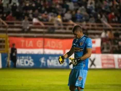 San Felipe le cae con todo al arquero loíno Matías Cano