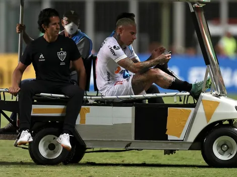 Vargas sale lesionado en victoria del Atlético Mineiro sobre el América MG