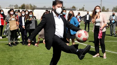 Boric anunció que habrán innovaciones en materia futbolística y que habrá una intervención.