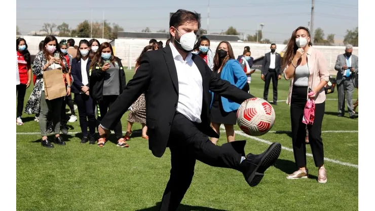 Boric anunció que habrán innovaciones en materia futbolística y que habrá una intervención.