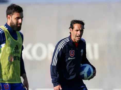 Así fue el entrenamiento de la U con Miranda como técnico interino