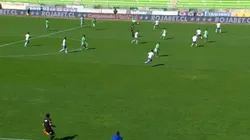 La polémica jugada en que le anularon un gol a Audax Italiano.