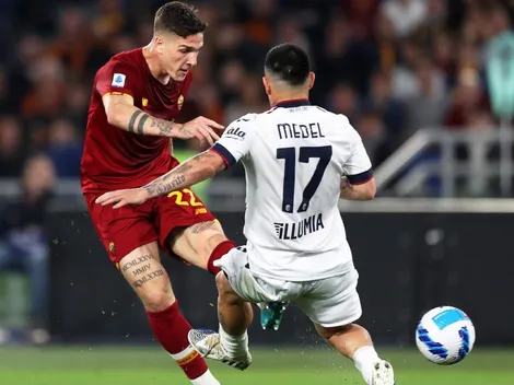 Medel fue figura en la igualdad del Bologna ante la Roma