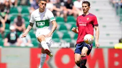 Enzo Roco vio minutos en la igualdad de su escuadra ante Osasuna