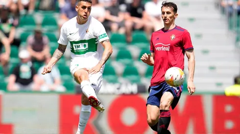 Enzo Roco vio minutos en la igualdad de su escuadra ante Osasuna