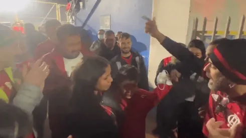 Pequeño hincha de Flamengo fue herido por proyectil enviado por fanáticos de la UC.