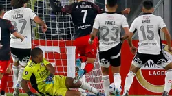 Carabalí dejó la pelota muerta en el área chica y Suárez aprovechó para poner el 1-0.