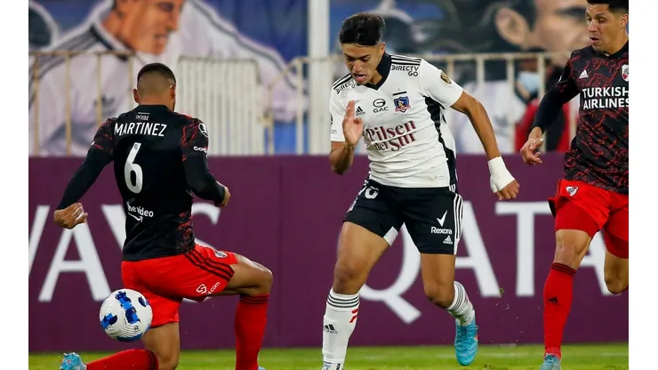 Solari tuvo una gran participación en la derrota de Colo Colo ante River Plate