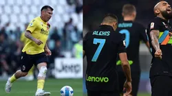 Las escuadras de los chilenos se enfrentan en un duelo pendiente por la Serie A