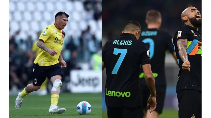 Las escuadras de los chilenos se enfrentan en un duelo pendiente por la Serie A