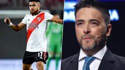 Juanjo Buscalia llena de flores a Díaz en River tratándolo de insuperable en el mano a mano.