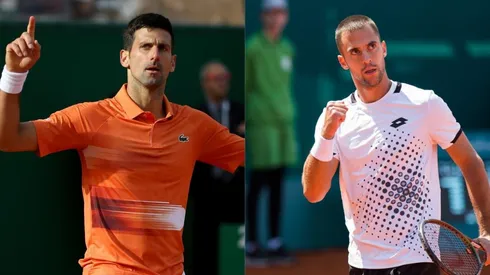 El tenista serbio número 1 del mundo, Novak Djokovic, se ve las caras con su compatriota, Laslo Djere en su estreno en el ATP 250 de Belgrado