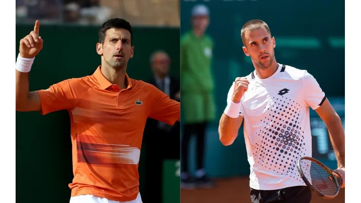El tenista serbio número 1 del mundo, Novak Djokovic, se ve las caras con su compatriota, Laslo Djere en su estreno en el ATP 250 de Belgrado