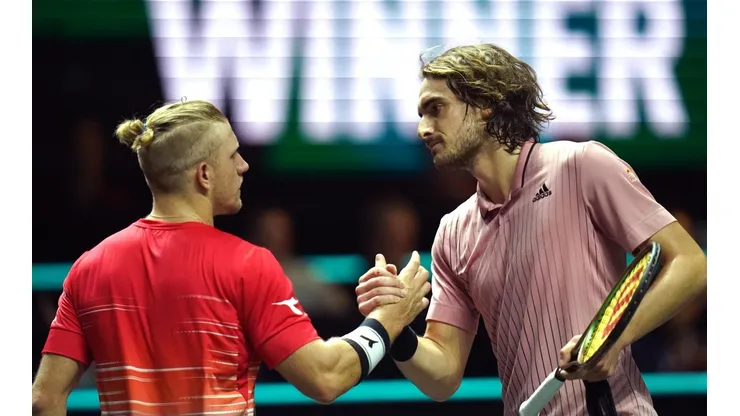 El griego y el español deciden quien será el campeón del primer Masters 1000 la temporada de polvo de ladrillo