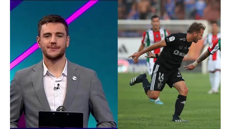 El panelista de TNT criticó el partido de la U ante Palestino.
