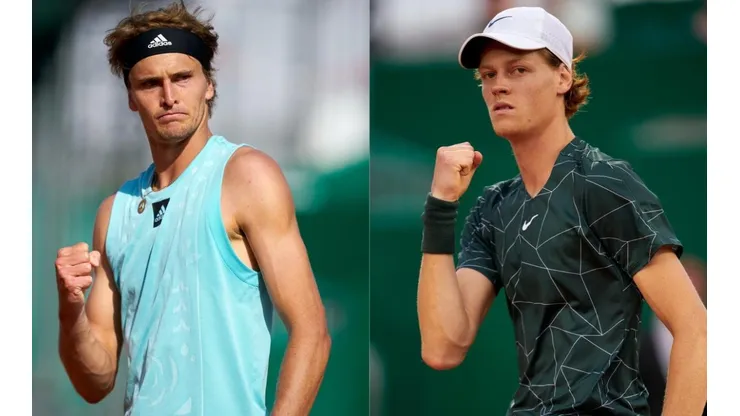 Alexander Zverev y Jannik Sinner se ven las caras por los cuartos de final del Masters 1000 de Montecarlo 2022