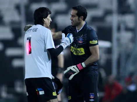 El Cóndor Rojas saluda fraternamente a Claudio Bravo