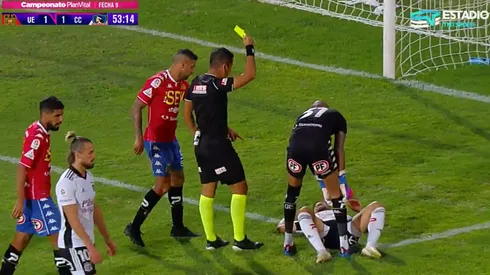 Rodrigo Carvajal amonestó con tarjeta amarilla a Gabriel Costa por simulación