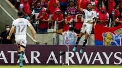 Video: Gol de Lucero para adelantar a Colo Colo frente a Fortaleza.