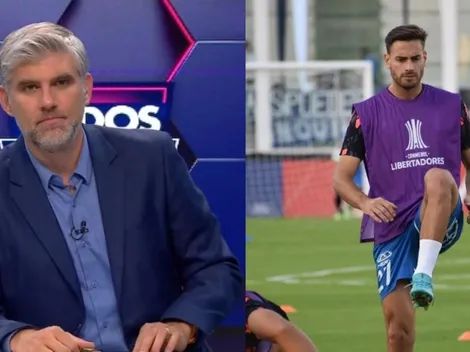 De Tezanos reacciona a la titularidad de Melano en la UC ante Talleres