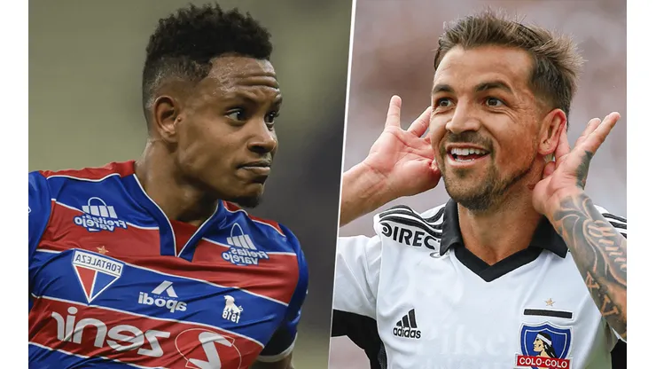 Fortaleza vs. Colo Colo por la Copa Libertadores (Fotos: Getty y Twitter Colo Colo).