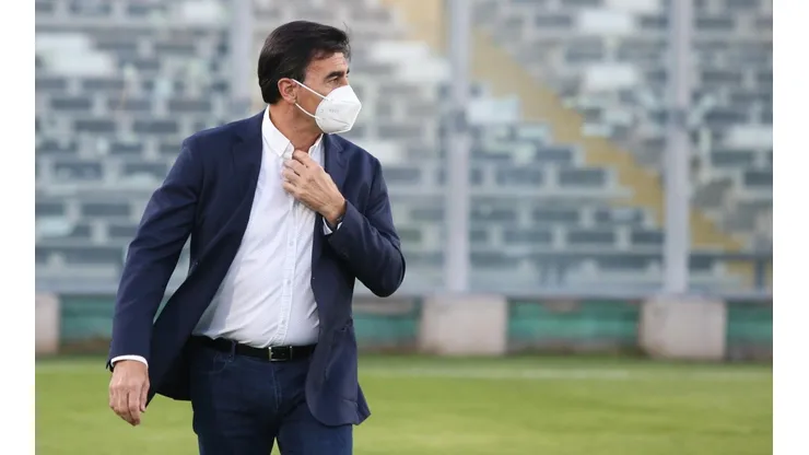 El intenso momento entre Quinteros y Rojas.