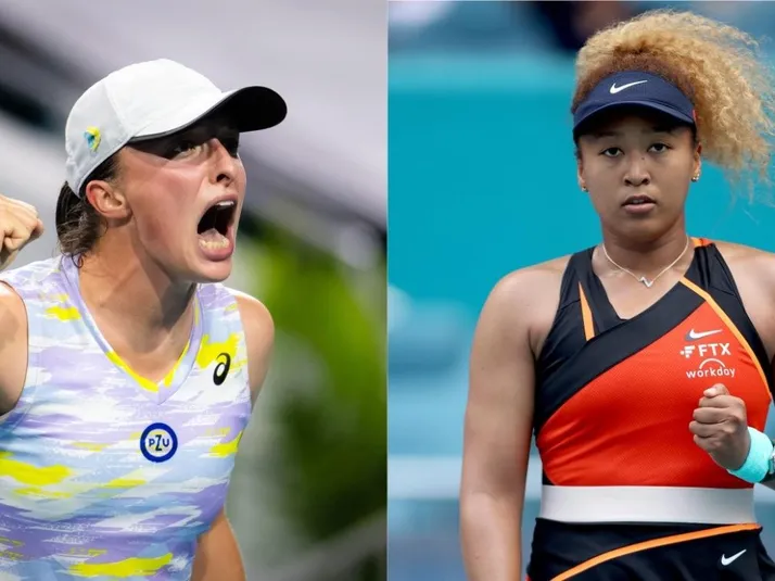 Iga Swiatek y Naomi Osaka van por el WTA 1000 de Miami
