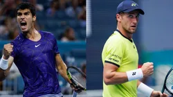 Alcaraz y Ruud van por su primer Masters 1000.