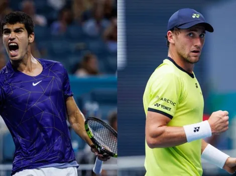 Alcaraz y Ruud se miden por la gloria en la final del Masters 1000 de Miami