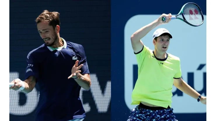 Medvedev enfrentará a Hurkacz en los cuartos de final de Miami.