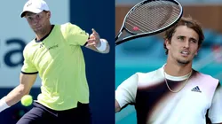 Ruud y Zverev buscarán meterse en semis en el Masters 1000 de Miami.