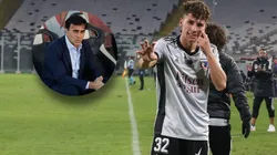 El DT albo comentó la situación del joven delantero en el plantel