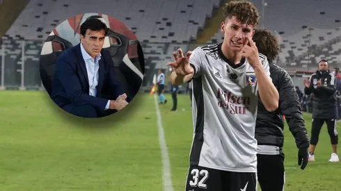 El DT albo comentó la situación del joven delantero en el plantel