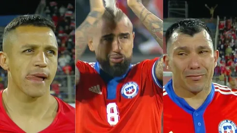 Los jugadores de la selección chilena dejan la cancha entre lagrimas