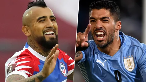 Chile vs. Uruguay por las Eliminatorias Conmebol (Fotos: Getty).