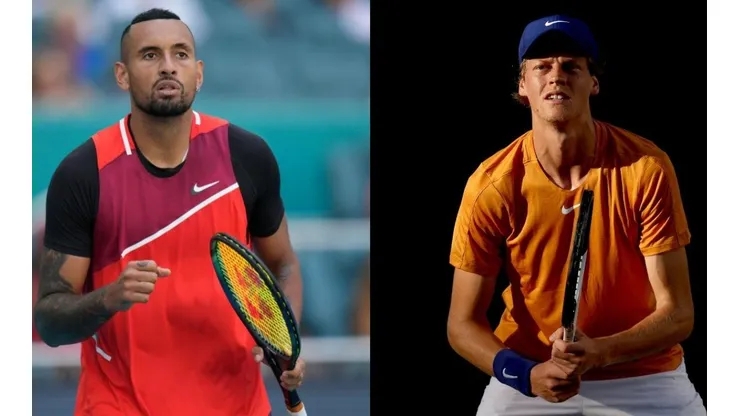 Kyrgios quiere meterse en los cuartos de final de Miami a expensas del joven Sinner.