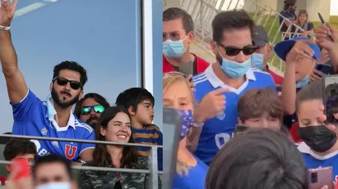 Johhny Herrera recibe el cariño de los fanáticos de Universidad de Chile