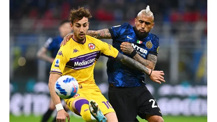 El Rey Arturo fue titular en lo que fue la igualdad de su Inter ante la Fiorentina