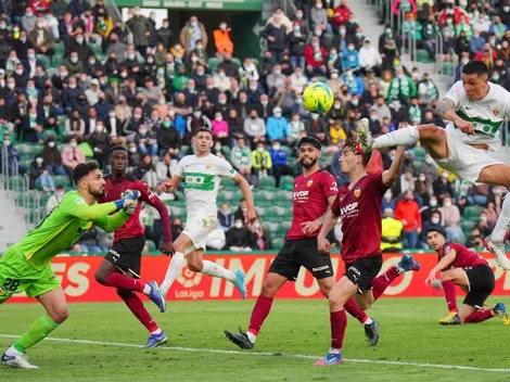 Roco fue titular y le anularon un gol en la caída del Elche ante Valencia