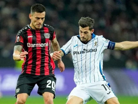 Aránguiz fue titular en la eliminación del Leverkusen ante el Atalanta