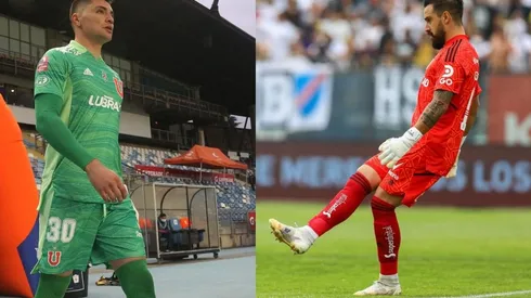 Cristóbal Campos y Hernán Galíndez son los arqueros de la Universidad de Chile en la temporada 2022