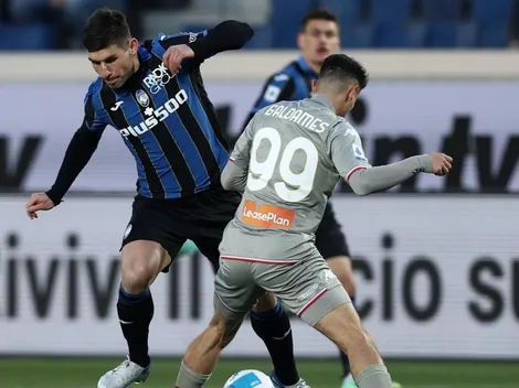 Galdames fue titular en la igualdad del Genoa ante Atalanta