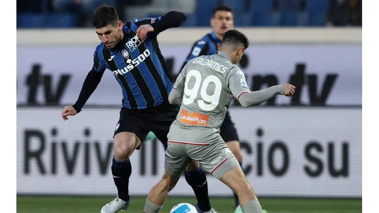 Pablo Galdames tuvo una buena participación en la igualdad del Genoa
